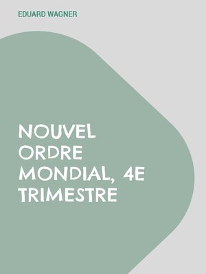 cover image of Nouvel Ordre Mondial, 4e trimestre